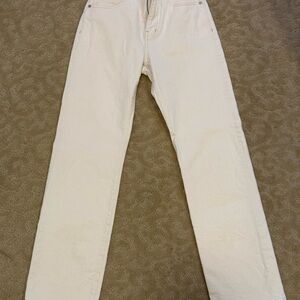 Madewell Cream Bootcut Jeans Size 25